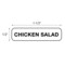 Nevs Chicken Salad Label 1/2" x 1-1/2" DIET-302 - alternate 2